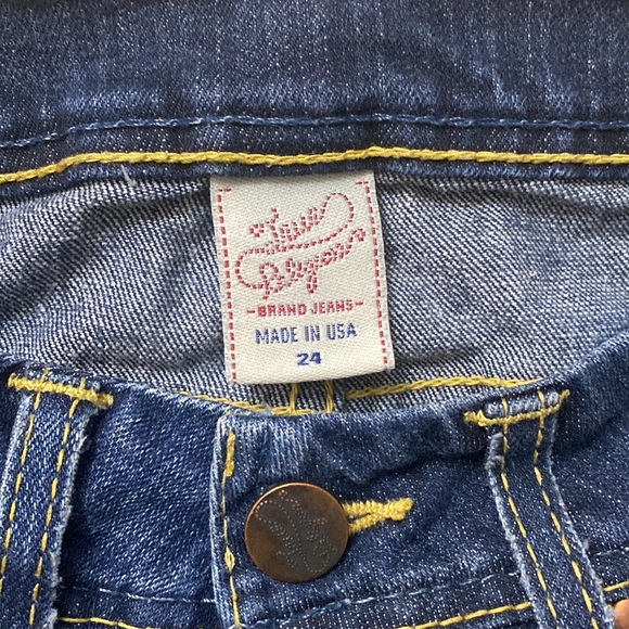 True religion ladies jeans, size 24, W13, L33.5, 90% cotton, 10%elastane. - Picture 7 of 13